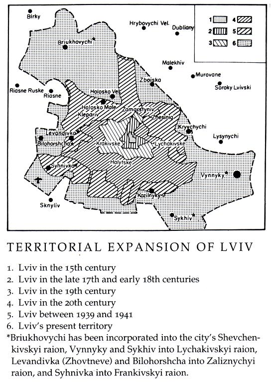 Image from entry Lviv in the Internet Encyclopedia of Ukraine